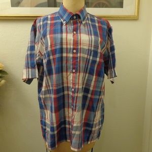 Vintage Arrow Men's Sport Striped Short Sleeve Shirt